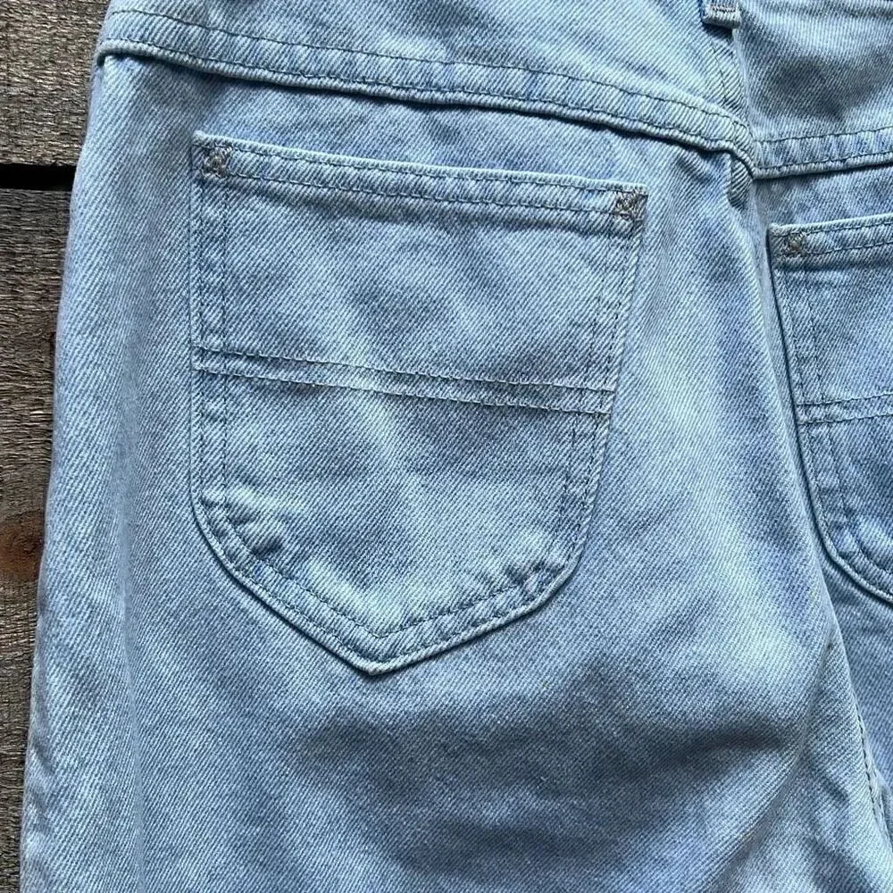 Riders Denim Kid’s Blue Distressed Relaxed Straight Leg Sturdy Jeans Size 16